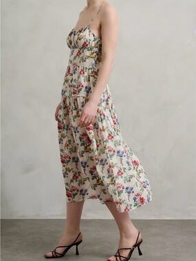 Doen Benoit Dress in Ivory Wild Rose